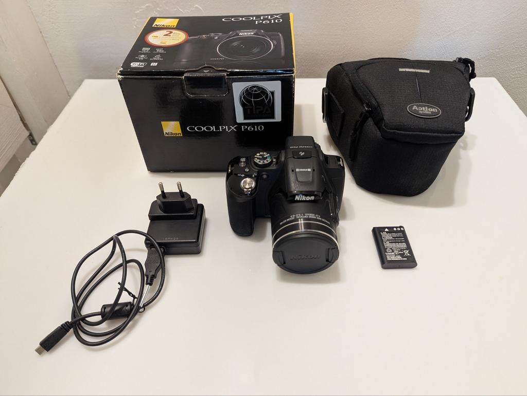 Nikon COOLPIX P610, Ophalen of Verzenden, Zo goed als nieuw, 8 keer of meer, 16 Megapixel