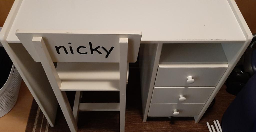 Bureau + stoel, Ophalen, Gebruikt, Tafel(s) en Stoel(en)