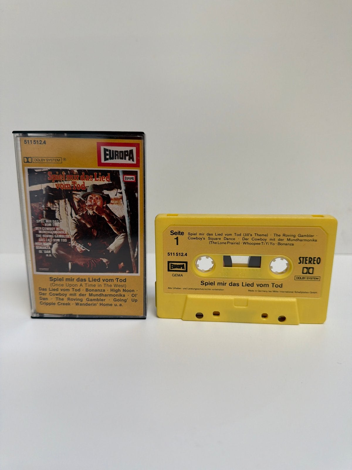Cassetteband - Spiel mir das Lied vom Tod - Western, Gebruikt, 1 bandje, Ophalen of Verzenden, Voorbespeeld