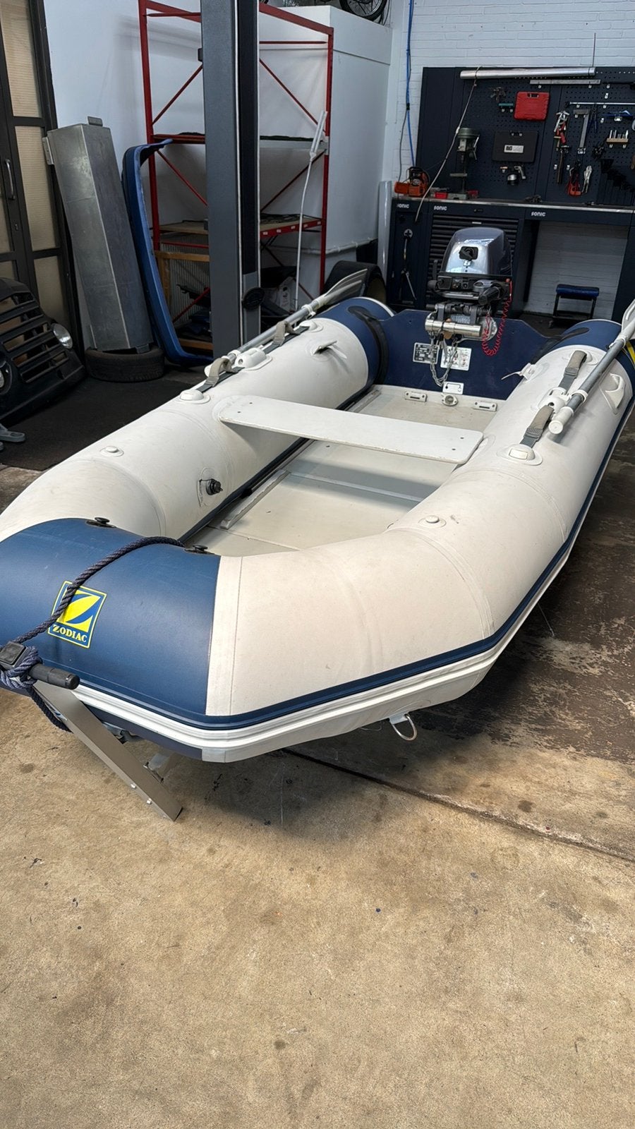 Zodiac cadet c310s yamaha 8pk 4t, Watersport en Boten, Rubberboten, Ophalen, 8 pk, Airdeck, Yamaha