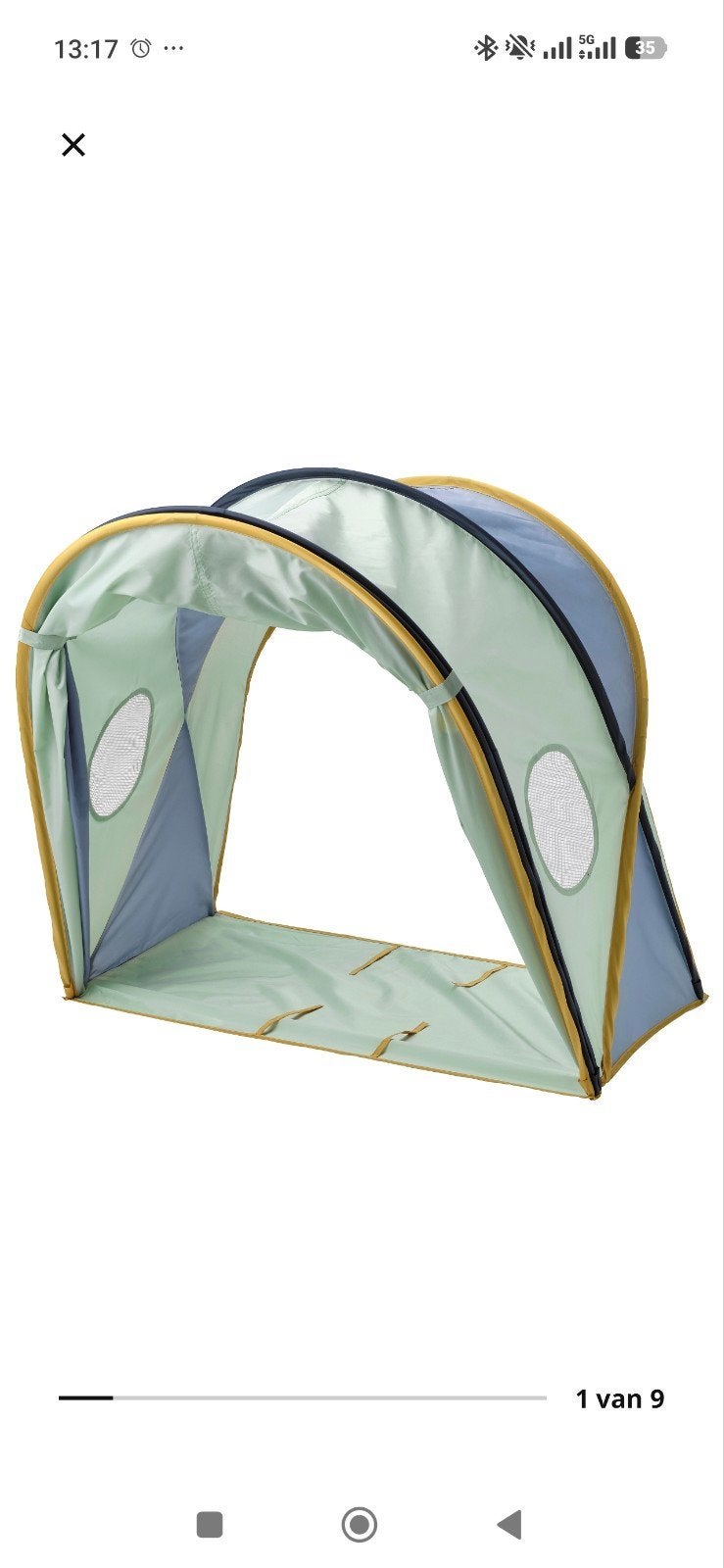 Bedtent van Ikea Eldfluga 2 stuks, Ophalen, Zo goed als nieuw