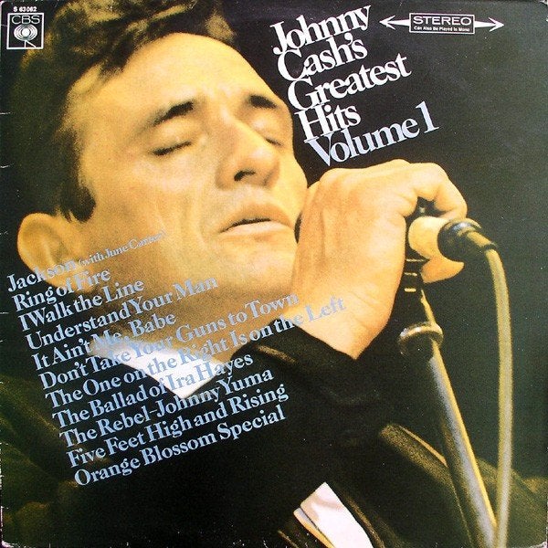 Johnny Cash – Johnny Cash's Greatest Hits Volume 1, Cd's en Dvd's, Vinyl | Country en Western, Gebruikt, LP, 12 inch, Ophalen of Verzenden