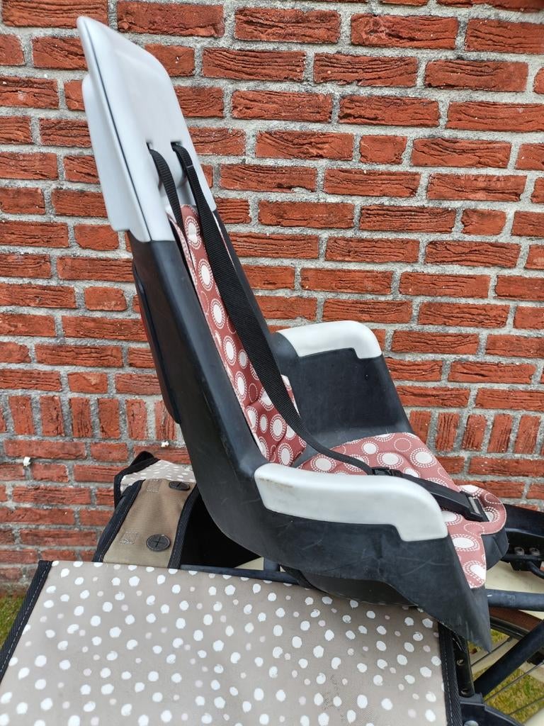 Bobike fietsstoeltje voor achter op de fiets., Ophalen of Verzenden, Gebruikt