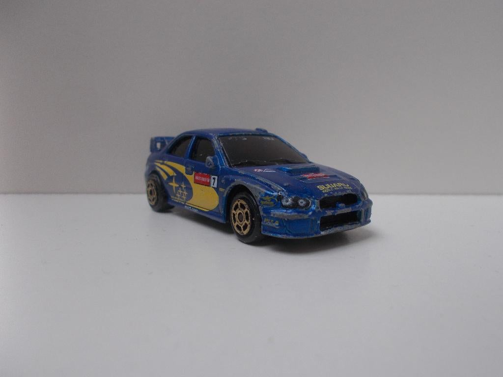 6135 Subaru Impreza WRC Majorette No 275, Ophalen of Verzenden, Gebruikt, Auto