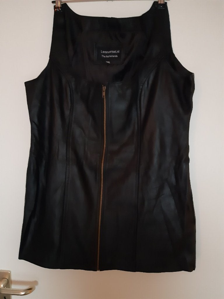 leren jurkje grote maat, Kleding | Dames, Nieuw, Ophalen of Verzenden, Leren corset.nl, Jurk