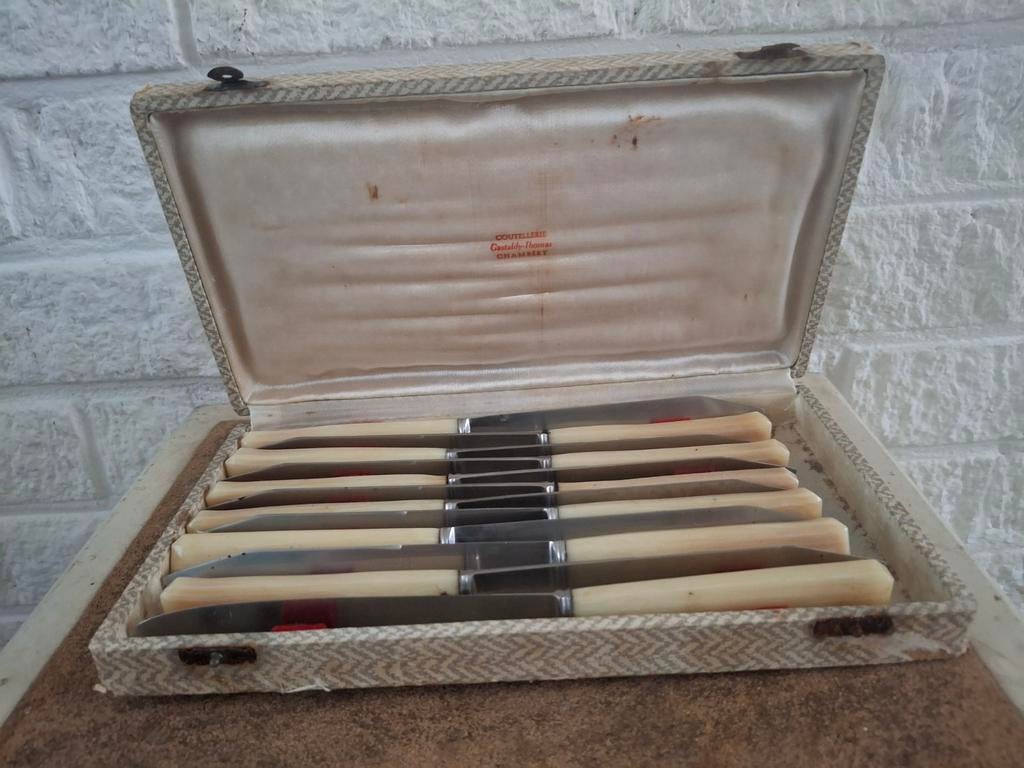 Vintage messenset Gastaldy-Thomas Chambéry, Ophalen of Verzenden