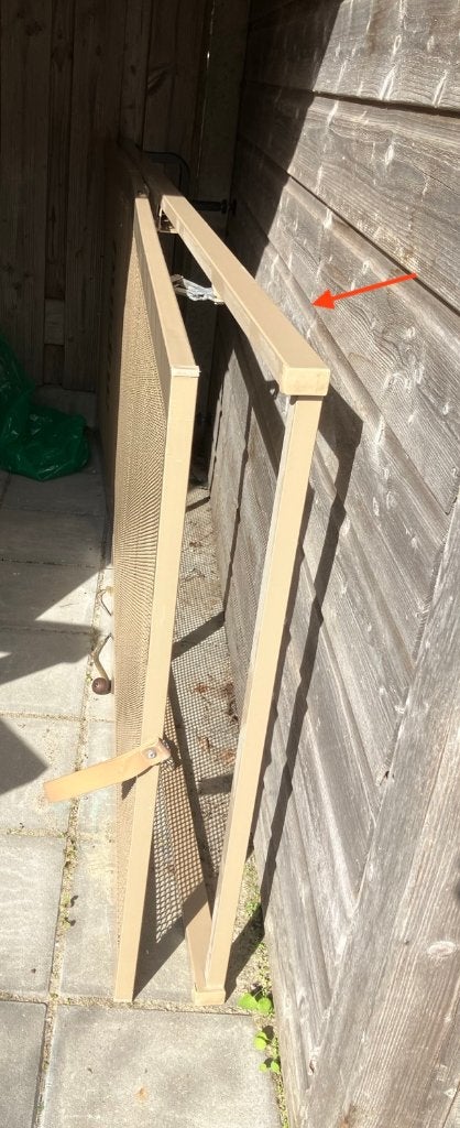 Auping bedrame metaal 90x220, Ophalen, Overige materialen, 90 cm, Eenpersoons