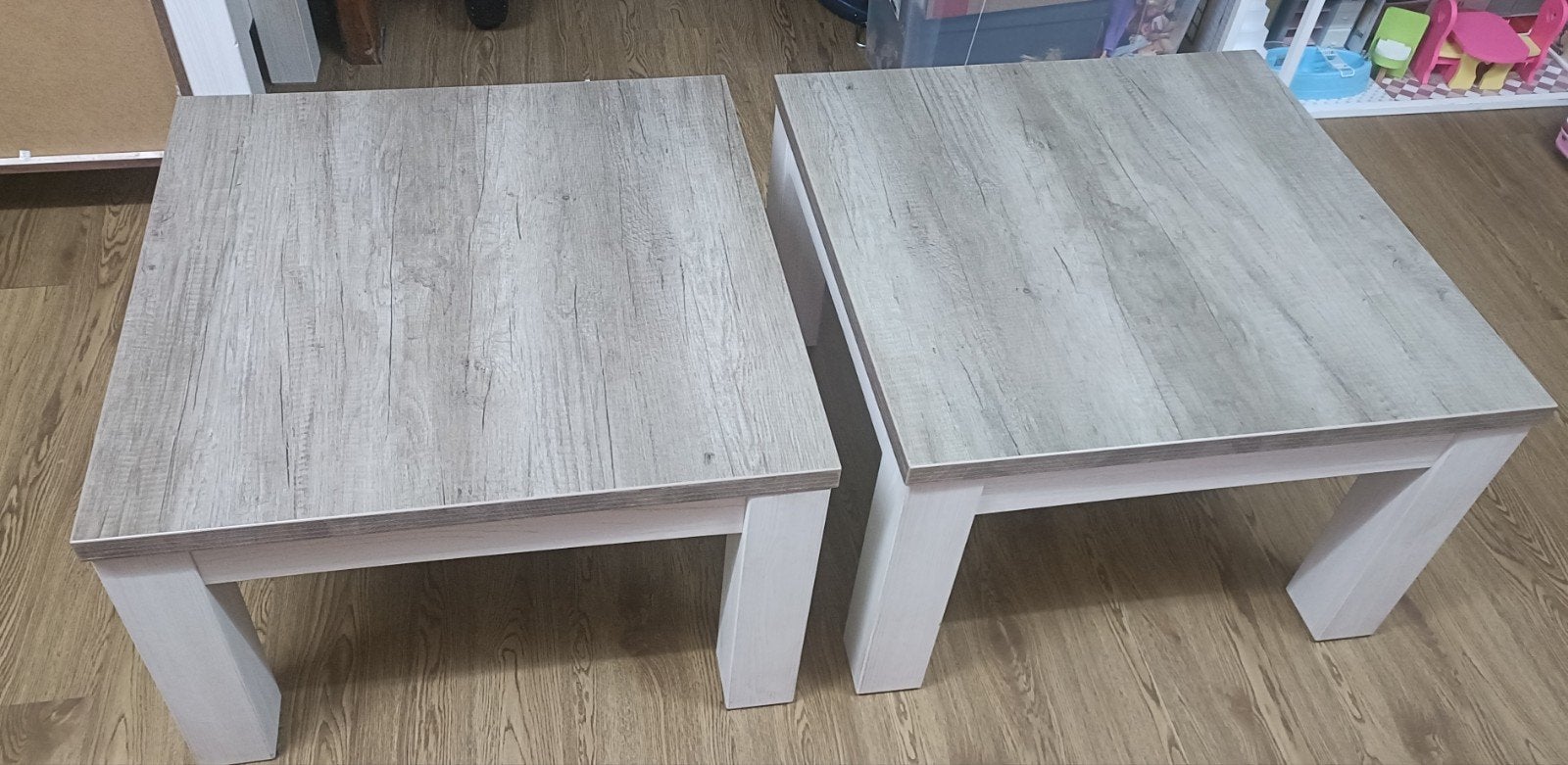 Salontafel Lynn Serie - Set van 2, Minder dan 50 cm, Gebruikt, Vierkant, Minder dan 50 cm