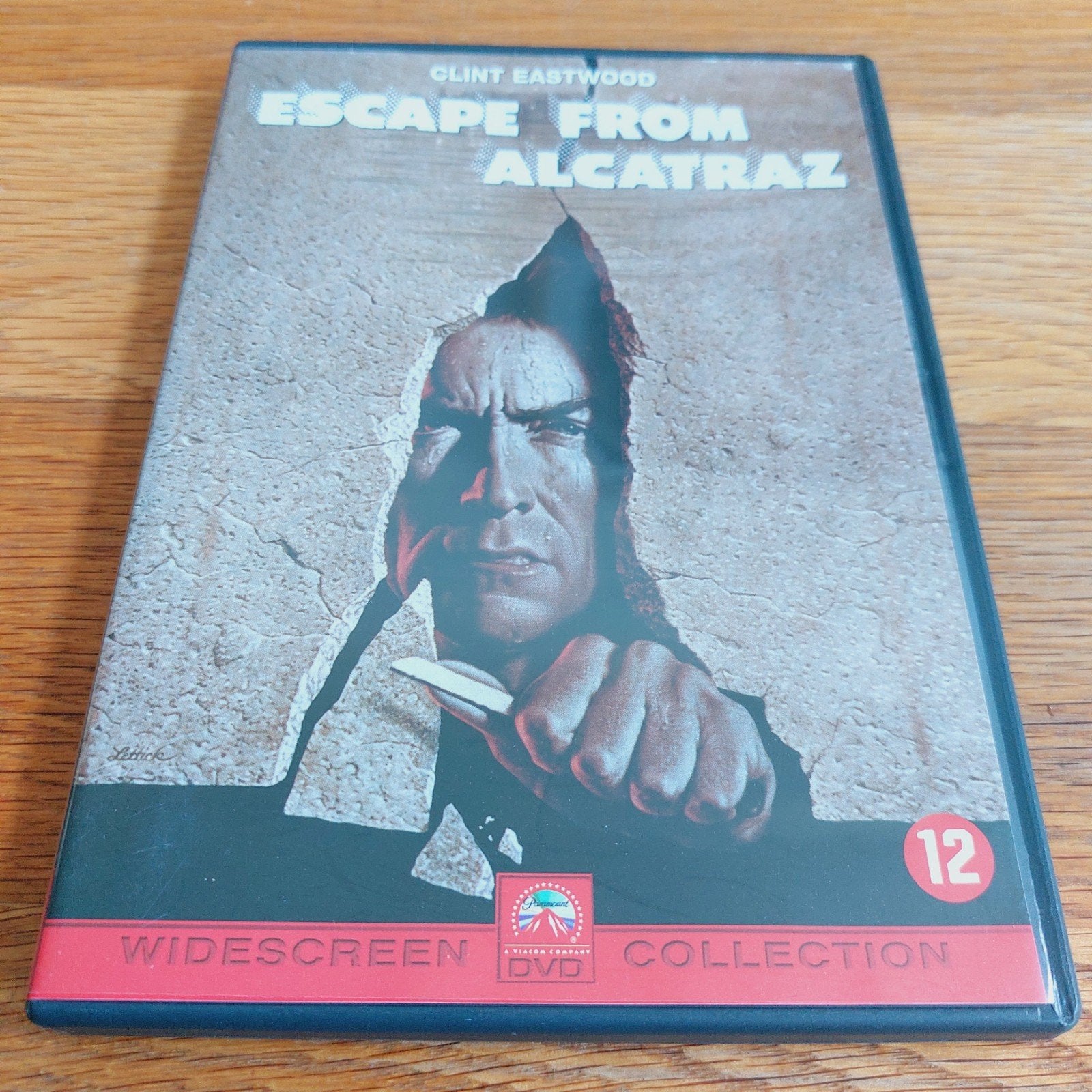 Escape from Alcatraz (Clint Eastwood) DVD - Actiethriller, Nederlands, Vanaf 12 jaar, Gebruikt, Engels