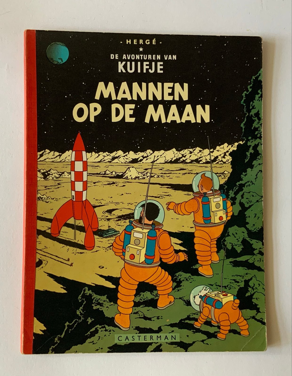 Kuifje: Mannen op de Maan (Linnen rug), Boeken, Eén stripboek, Ophalen of Verzenden, Gelezen