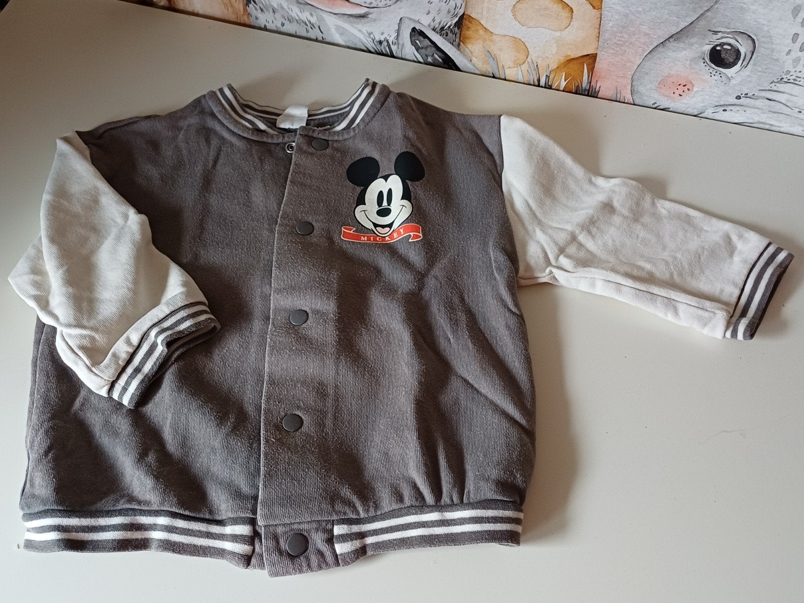 Vestje mickey mouse maat 86, Kinderen en Baby's, Gebruikt, Truitje of Vestje, H&M, Ophalen of Verzenden