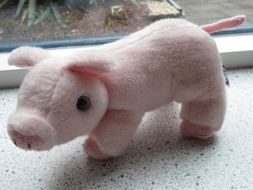 Velours Varken varkentje big biggetje van Kuschelwuschel, Overige typen, Ophalen of Verzenden, Zo goed als nieuw, Wasbaar
