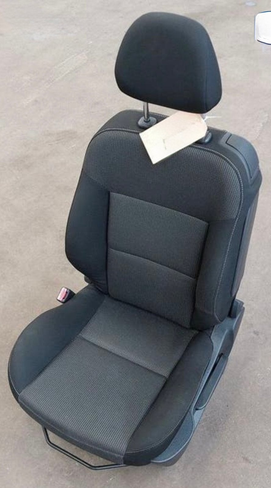 Zoek PEUGEOT 207CC Bestuurders links stoel zwart grijs stof, Ophalen, Gebruikt, Peugeot