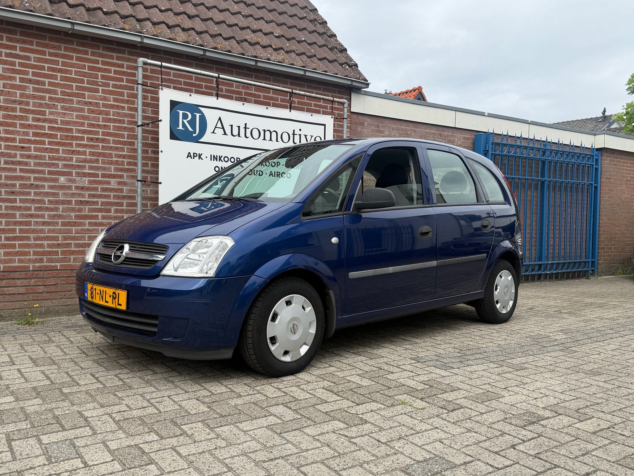Opel Meriva 1.6 Essentia APK/NAP/TREKHAAK (bj 2003), Auto's, 13 km/l, Gebruikt, 4 cilinders, Blauw