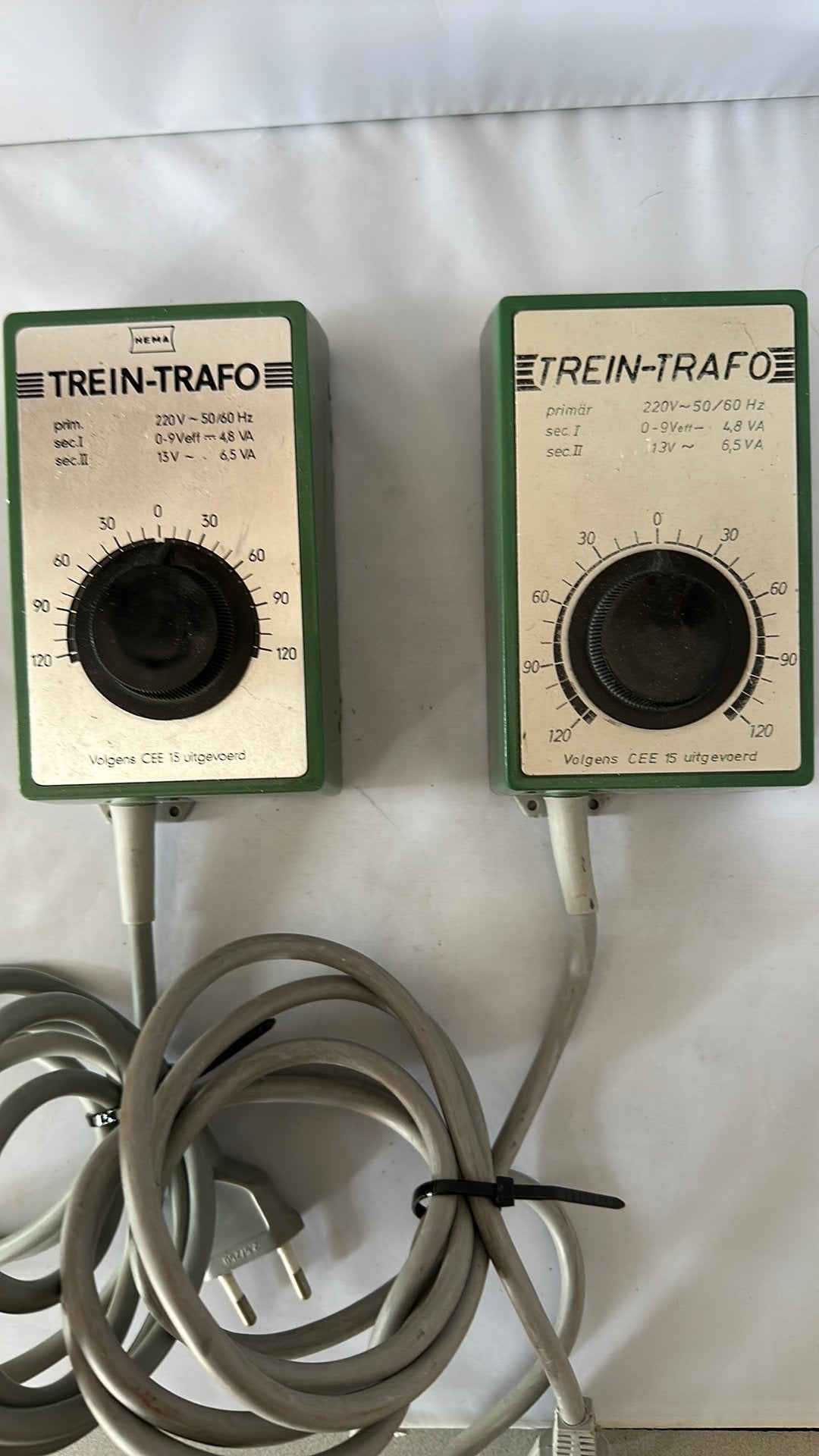 Twee trafo’s, Ophalen of Verzenden, Gelijkstroom, Transformator of Voeding, Overige merken