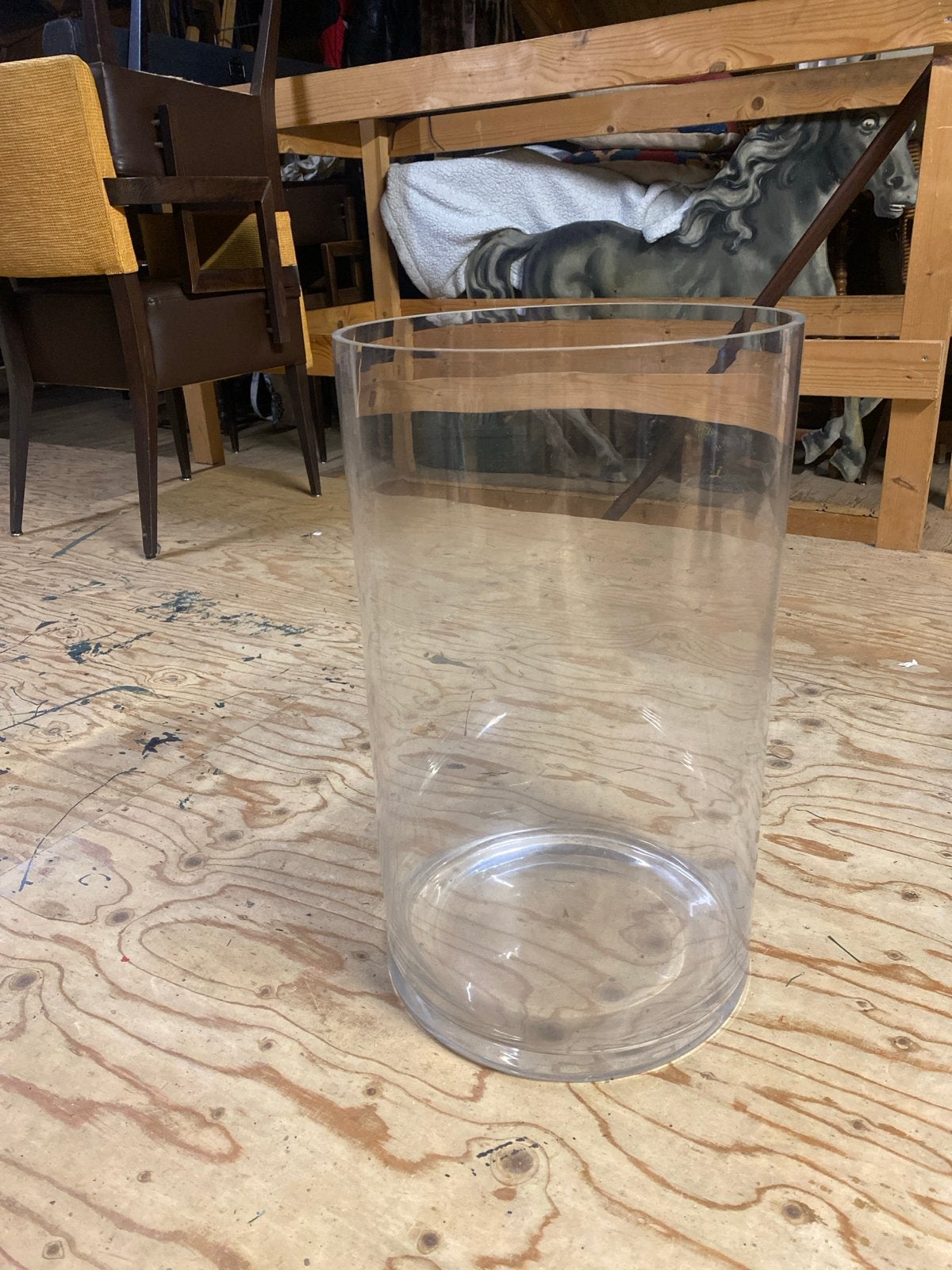 Grote Glazen Vaas / Cilinder, Ophalen