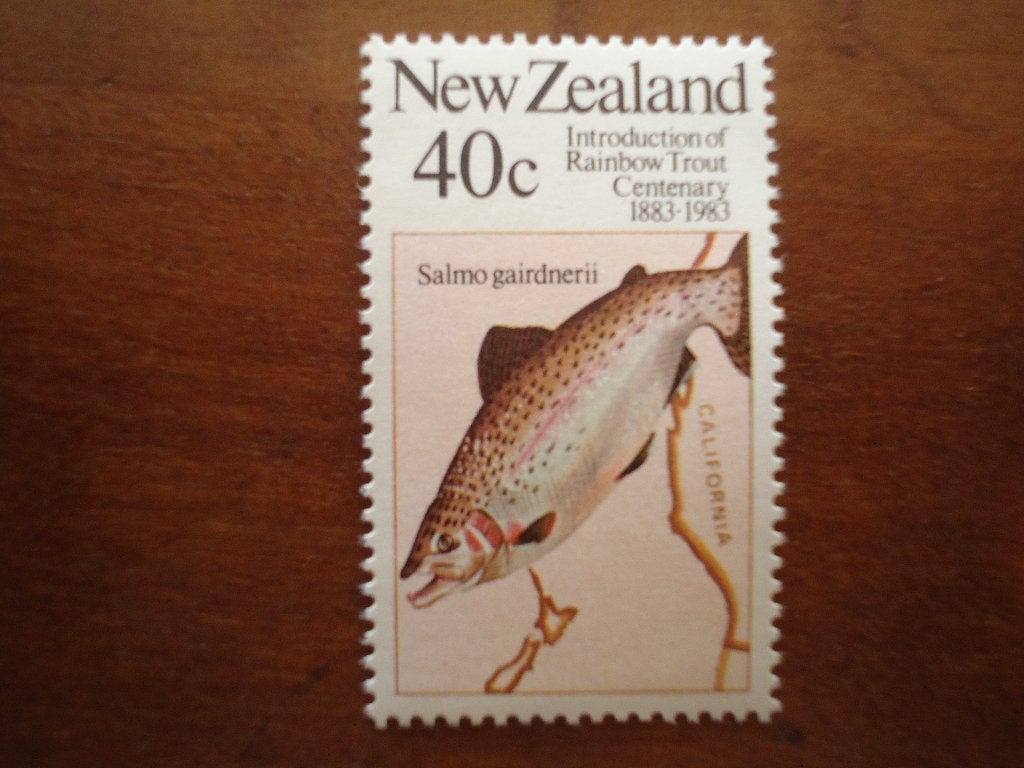Vis forel Nieuw-Zeeland 1983, mi. 864 postfris, Ophalen of Verzenden, Postfris, Dier of Natuur