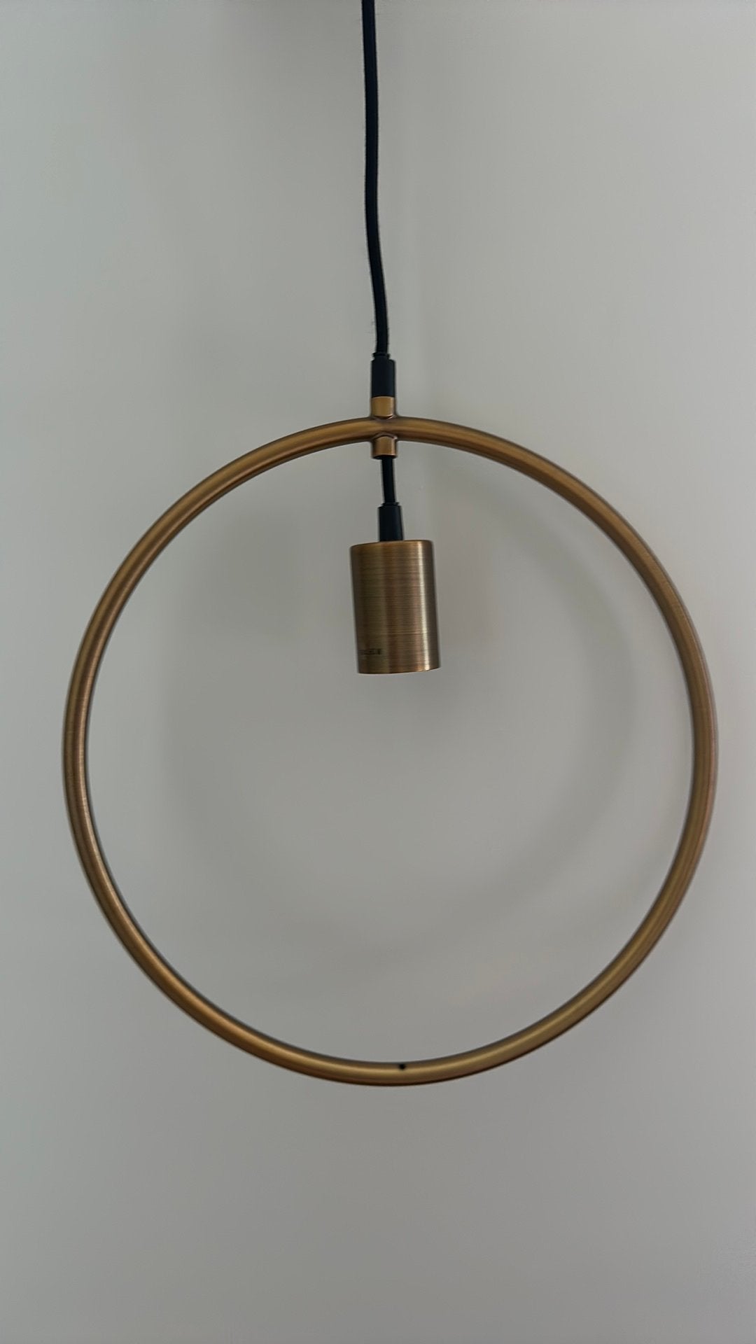 Karwei hanglamp Noah messing kleur - Zo goed als nieuw, Ophalen, Zo goed als nieuw, Metaal
