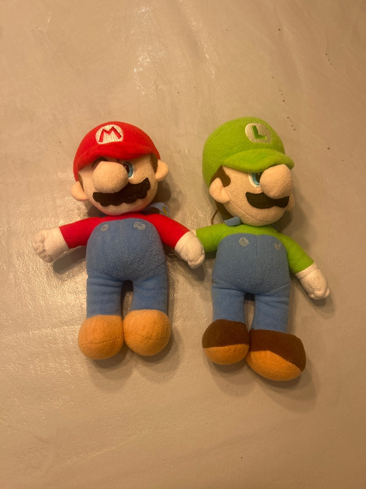 Mario en Luigi Knuffels - Super Mario Bros. Pluche Poppen, Overige typen, Ophalen of Verzenden, Zo goed als nieuw, Nintendo