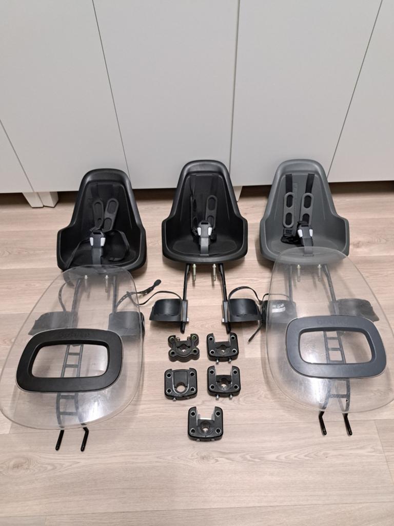 Bobike fietsstoeltjes voorop., Ophalen, Gebruikt