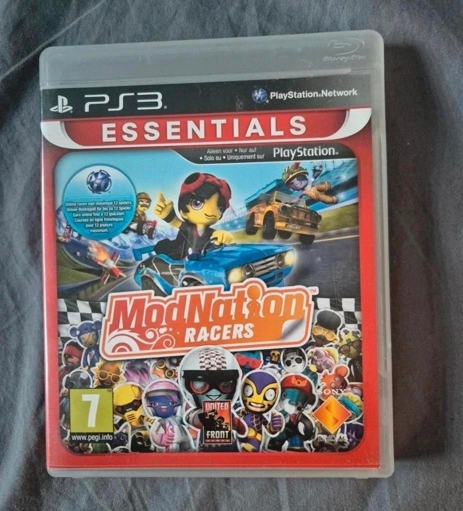 Mod nation racers - ps3 , playstation 3, Racen en Vliegen, Ophalen of Verzenden, Zo goed als nieuw, 3 spelers of meer