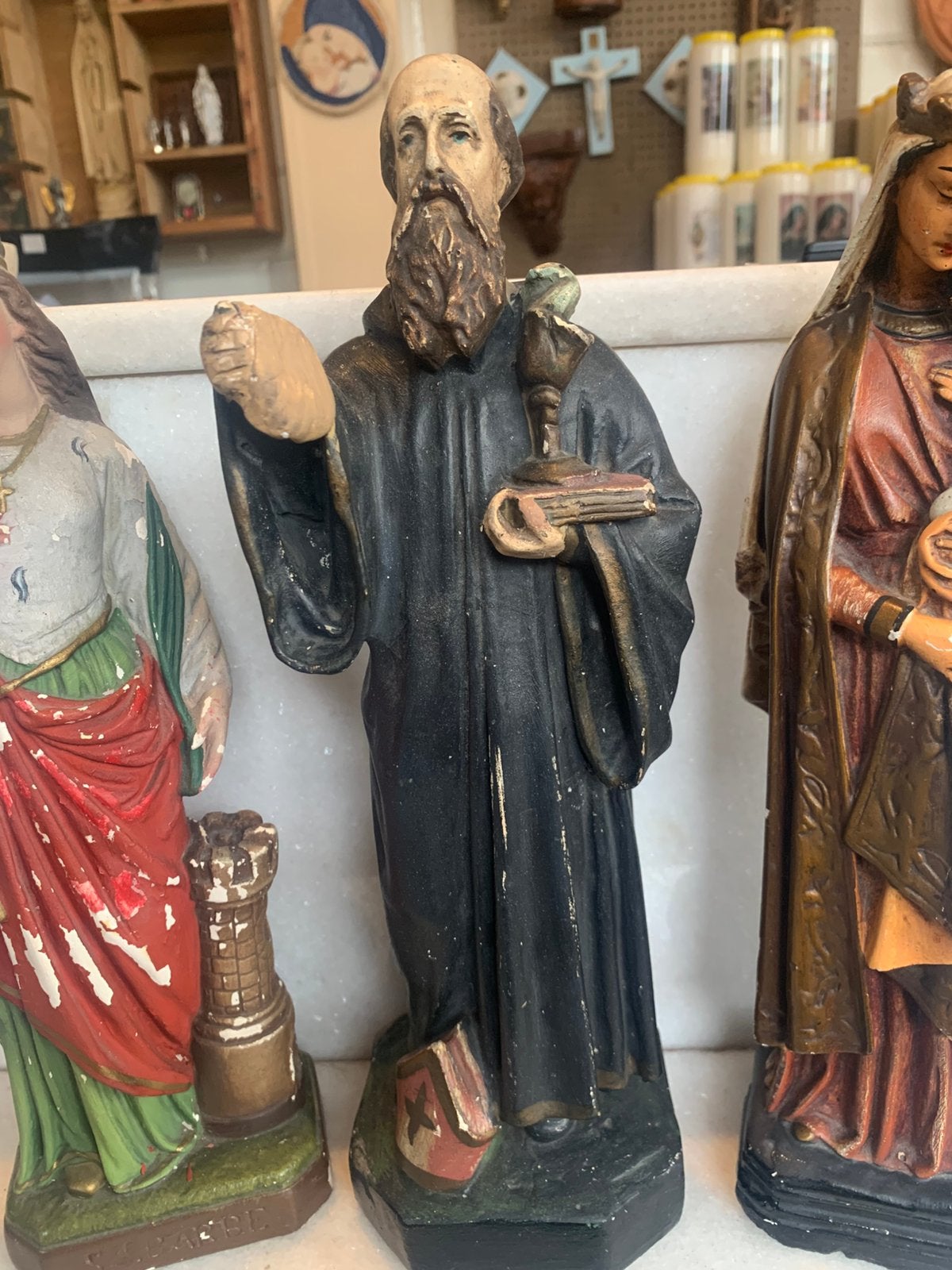 Diverse Heiligen/ gips, Ophalen of Verzenden