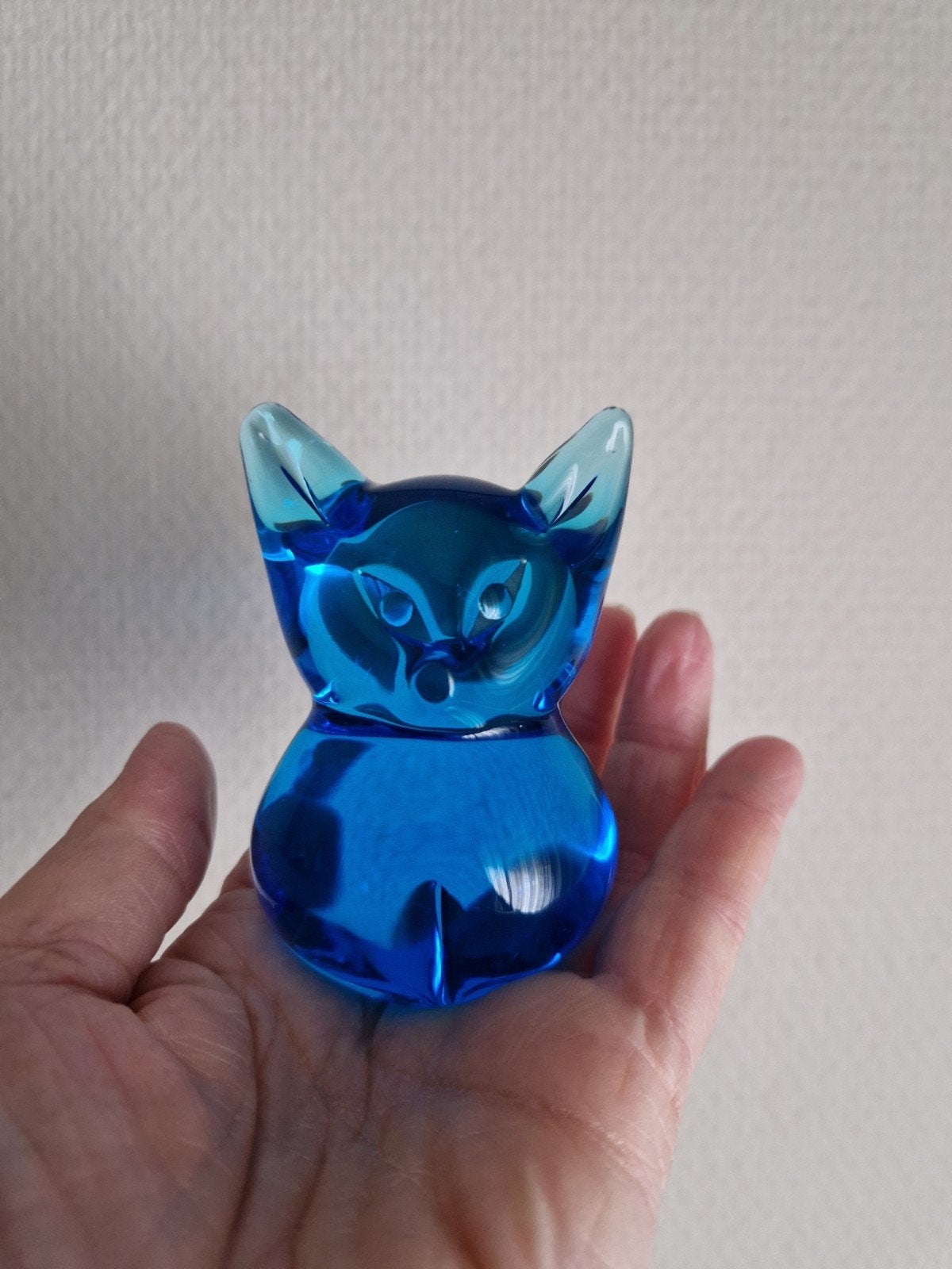 Vintage glazen vos/trol door FM Konstglas, Zweden, Ophalen of Verzenden