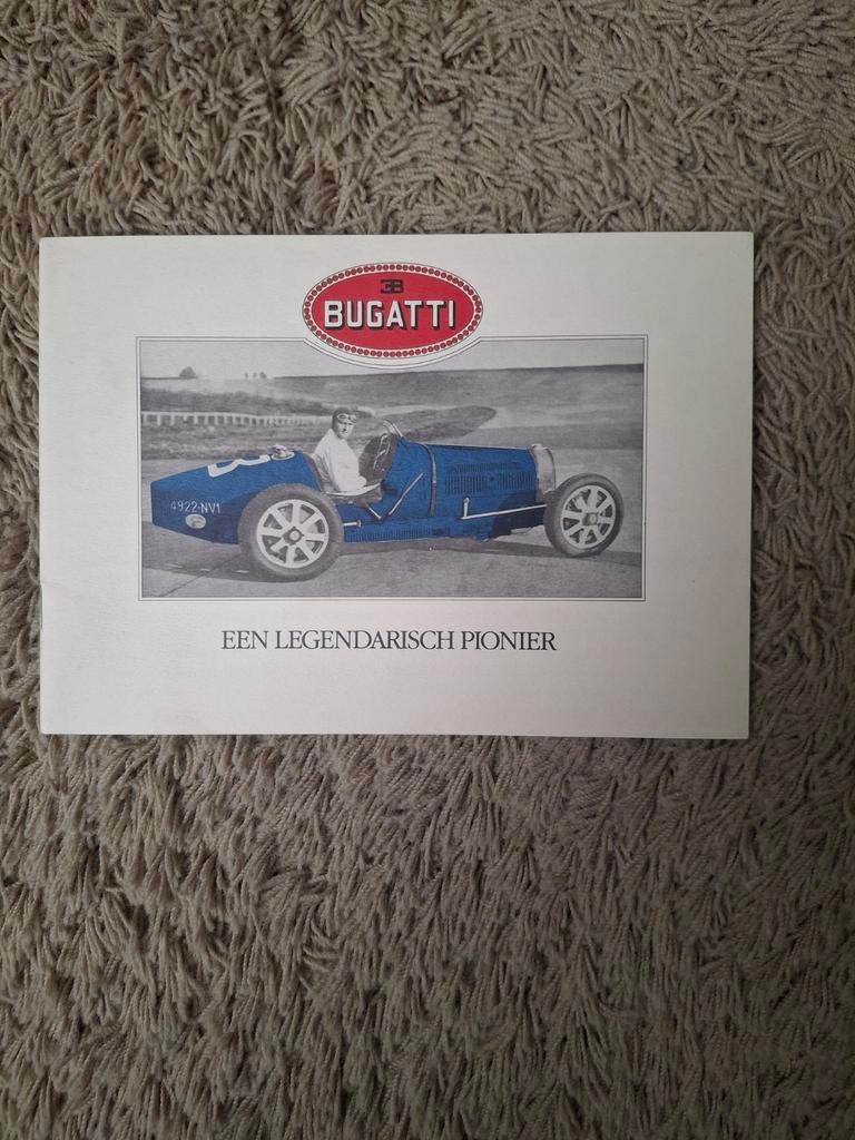 Autofolder Bugatti, Verzenden, Overige merken