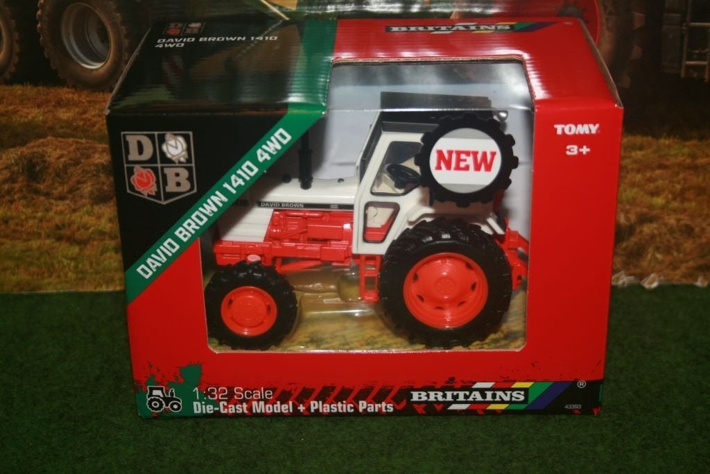 Boeryes: David Brown 1410 4wd van Britains, Hobby en Vrije tijd, Modelauto's | 1:32, Ophalen of Verzenden, Nieuw, Tractor of Landbouw