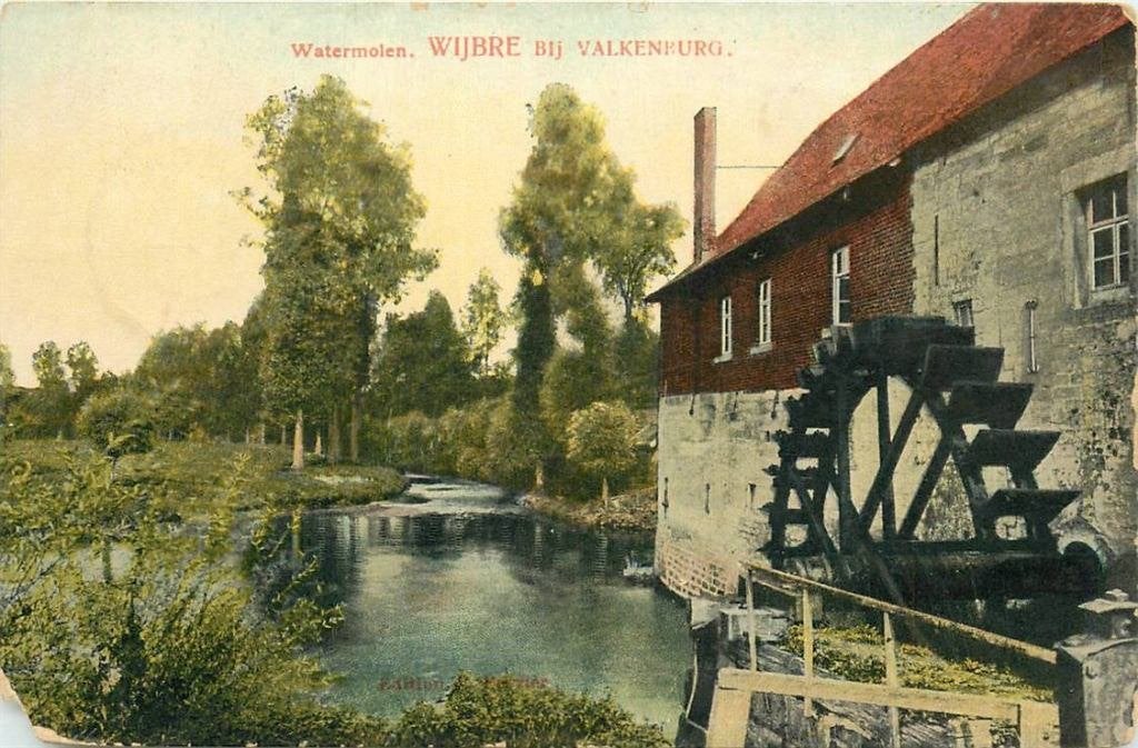 388-494-033 Wijlre Watermolen, Verzamelen, Ansichtkaarten | Nederland, Verzenden, Voor 1920, Limburg
