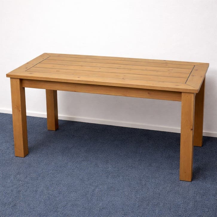 Zware Houten Eettafel (191 x 100.5 x 77.5 cm) | 6 Persoons
