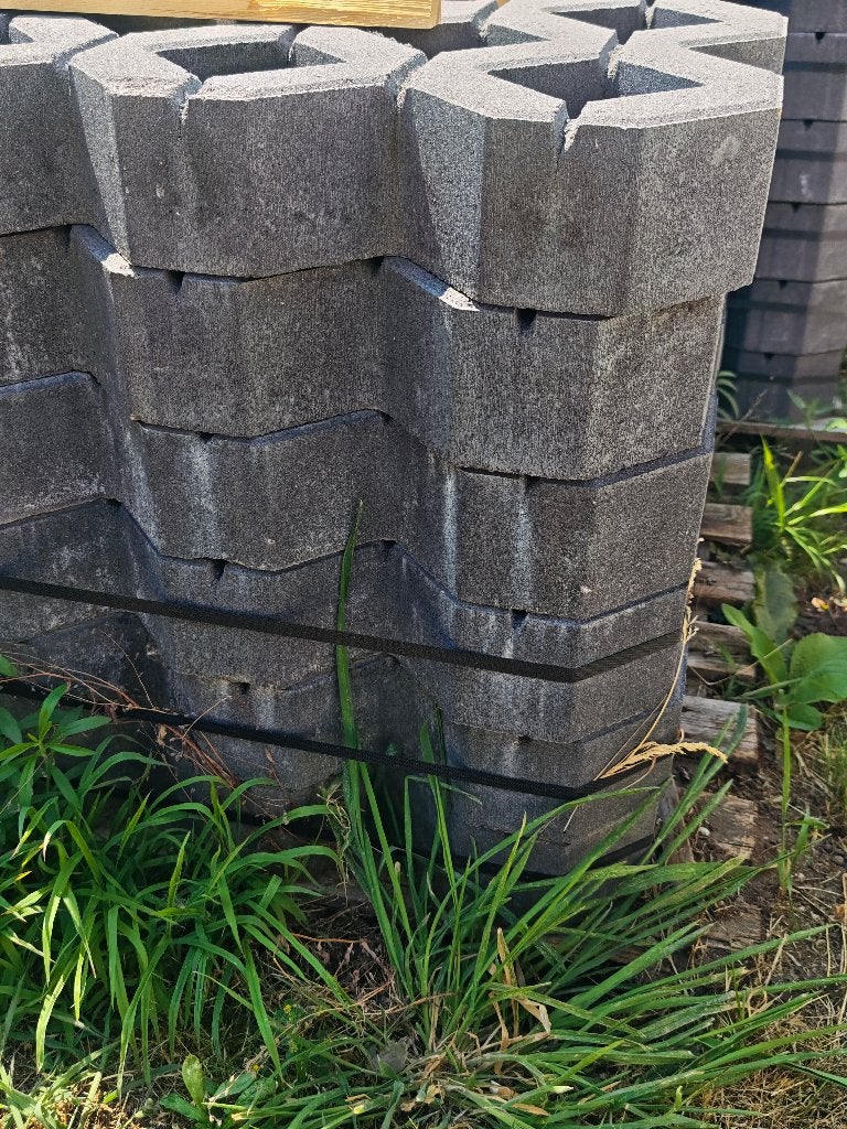SENSE INDUSTRIE GRASDAL 60/40/10 CARBON, Tuin en Terras, Tegels en Klinkers, Ophalen, Nieuw, 10 m² of meer, Beton
