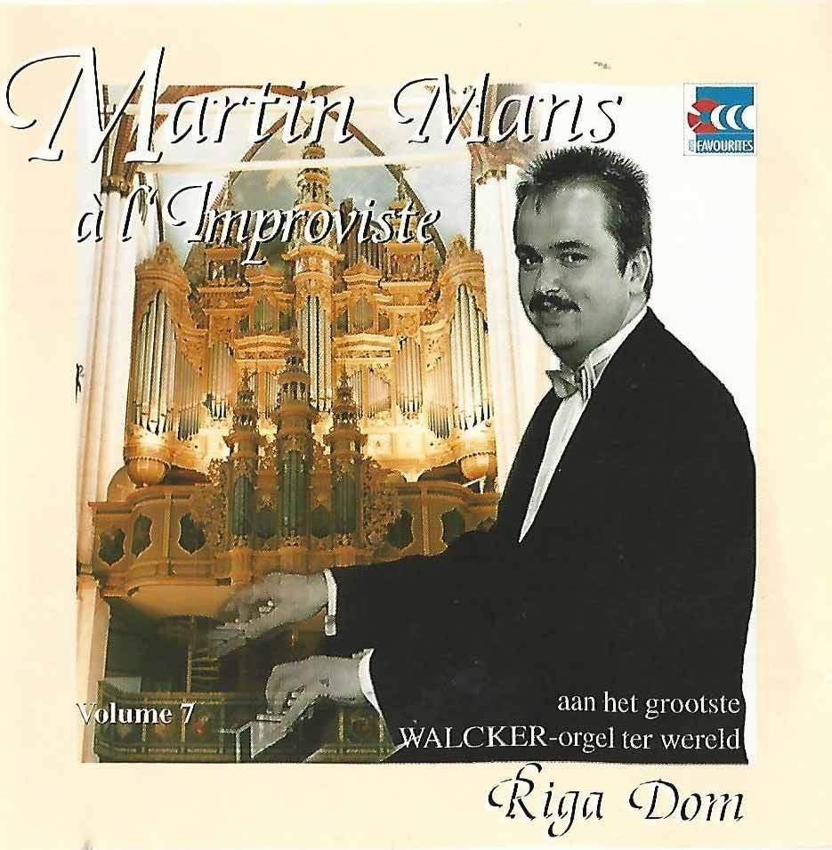 OrgelCD: Martin Mans - A L Improviste - Riga Dom, Ophalen of Verzenden, Zo goed als nieuw, Instrumentaal, Orgel