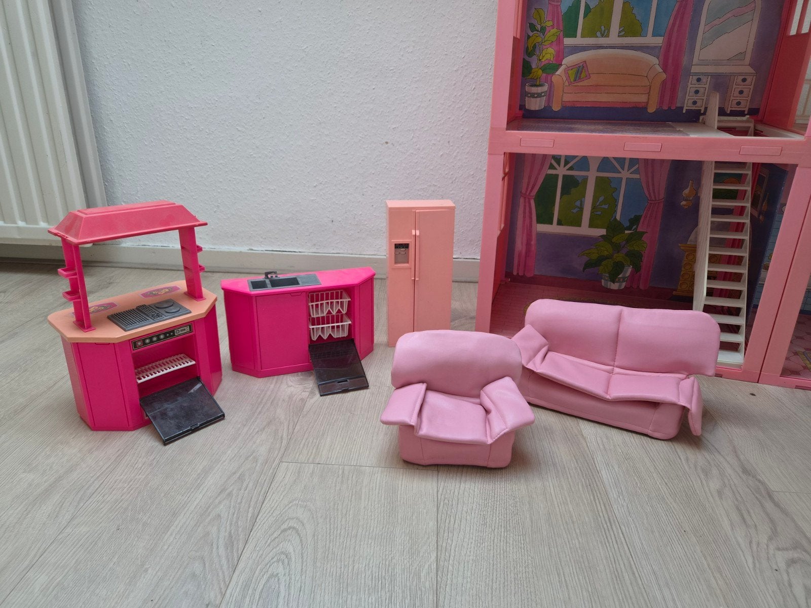 Barbie Poppenhuis met Meubels, Ophalen, Gebruikt, Poppenhuis