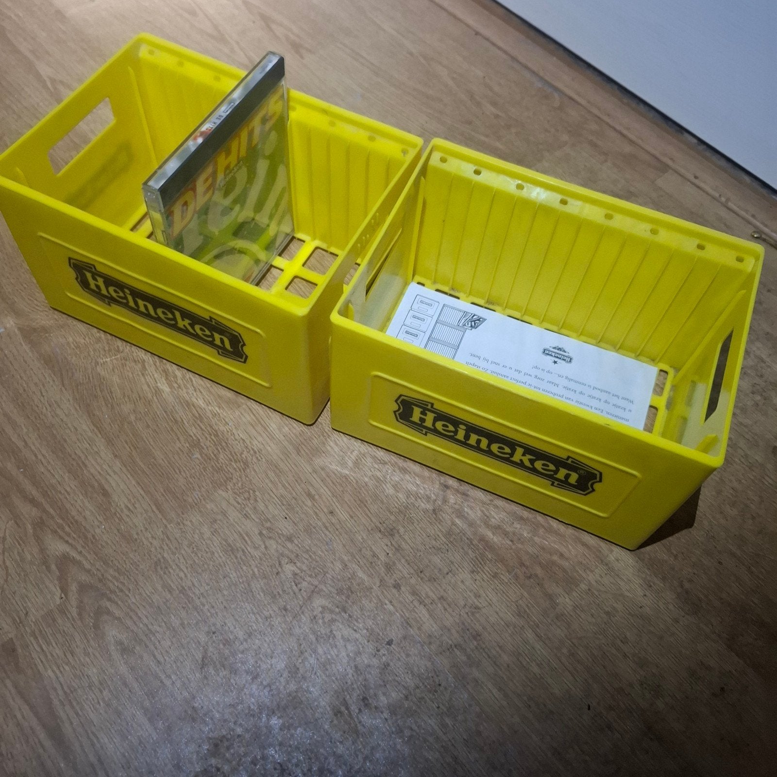 Heineken 'De Hits' CD met 2 mini kratjes, Ophalen of Verzenden, Zo goed als nieuw
