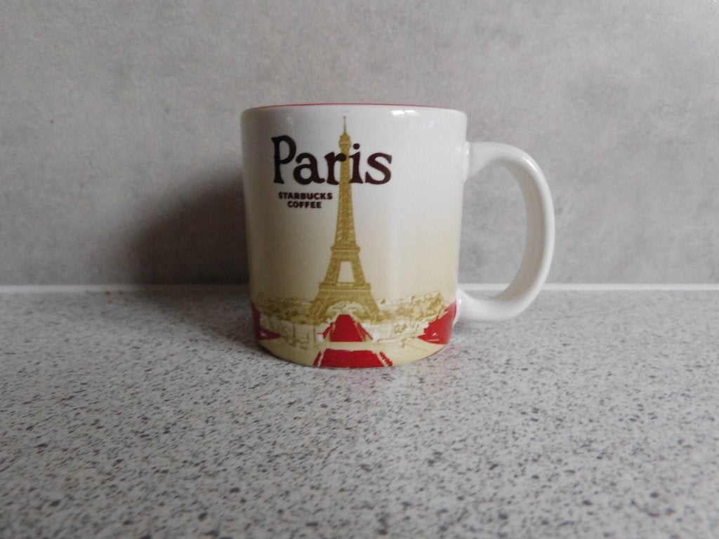 Mok 89 ml. 2018 Paris Collector Series Starbucks, Zo goed als nieuw, Overige stijlen, Starbucks, Porselein