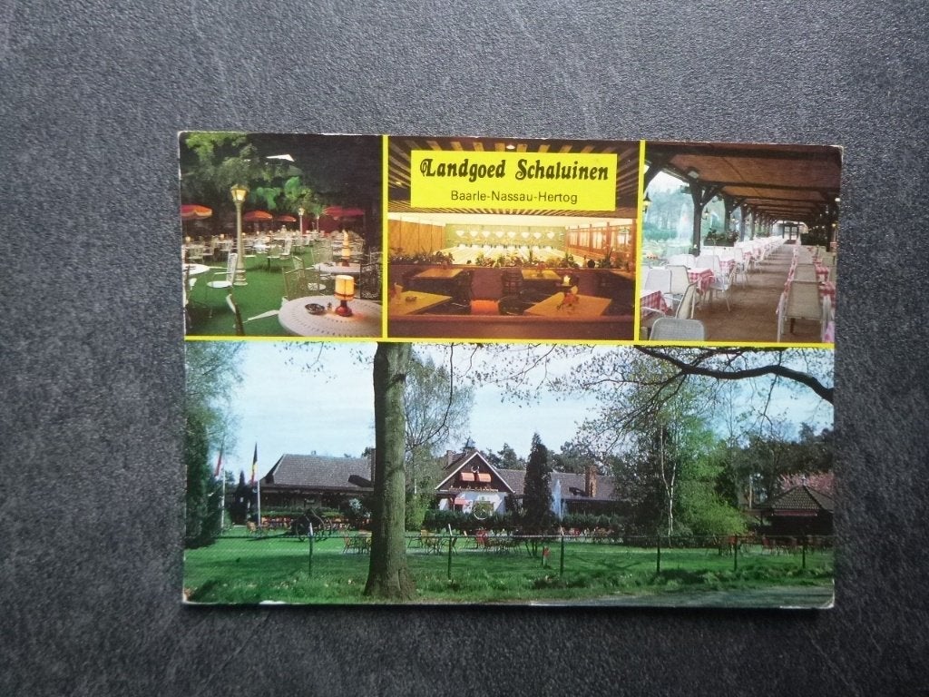 Baarle-Nassau-Hertog, landgoed Schaluinen /interieur 1988, Verzenden, 1980 tot heden, Gelopen, Noord-Brabant