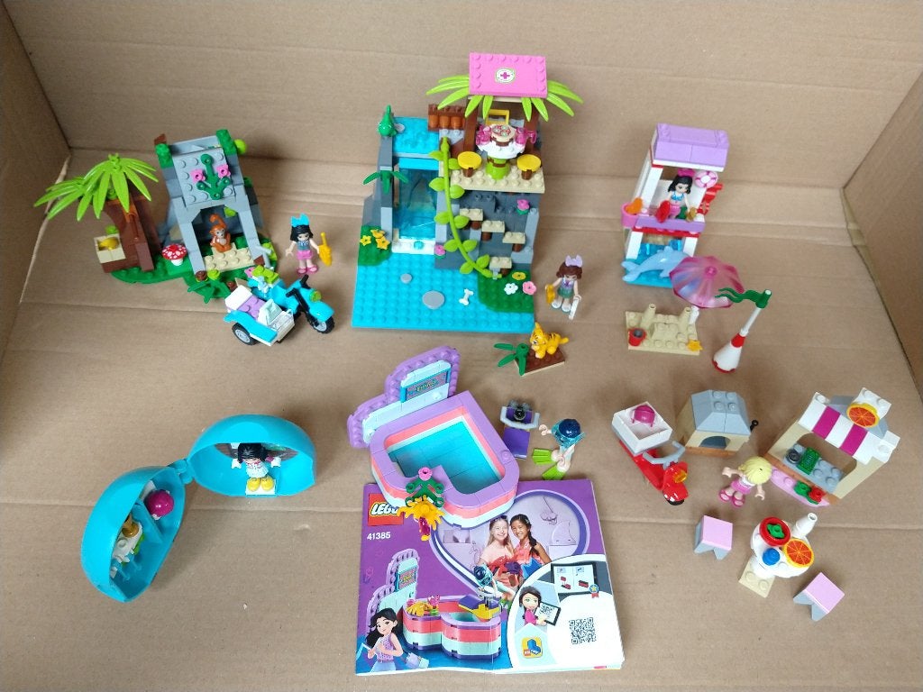 6 complete sets Lego Friends sets met poppetjes, Kinderen en Baby's, Compleet, Lego, Friends, Ophalen of Verzenden