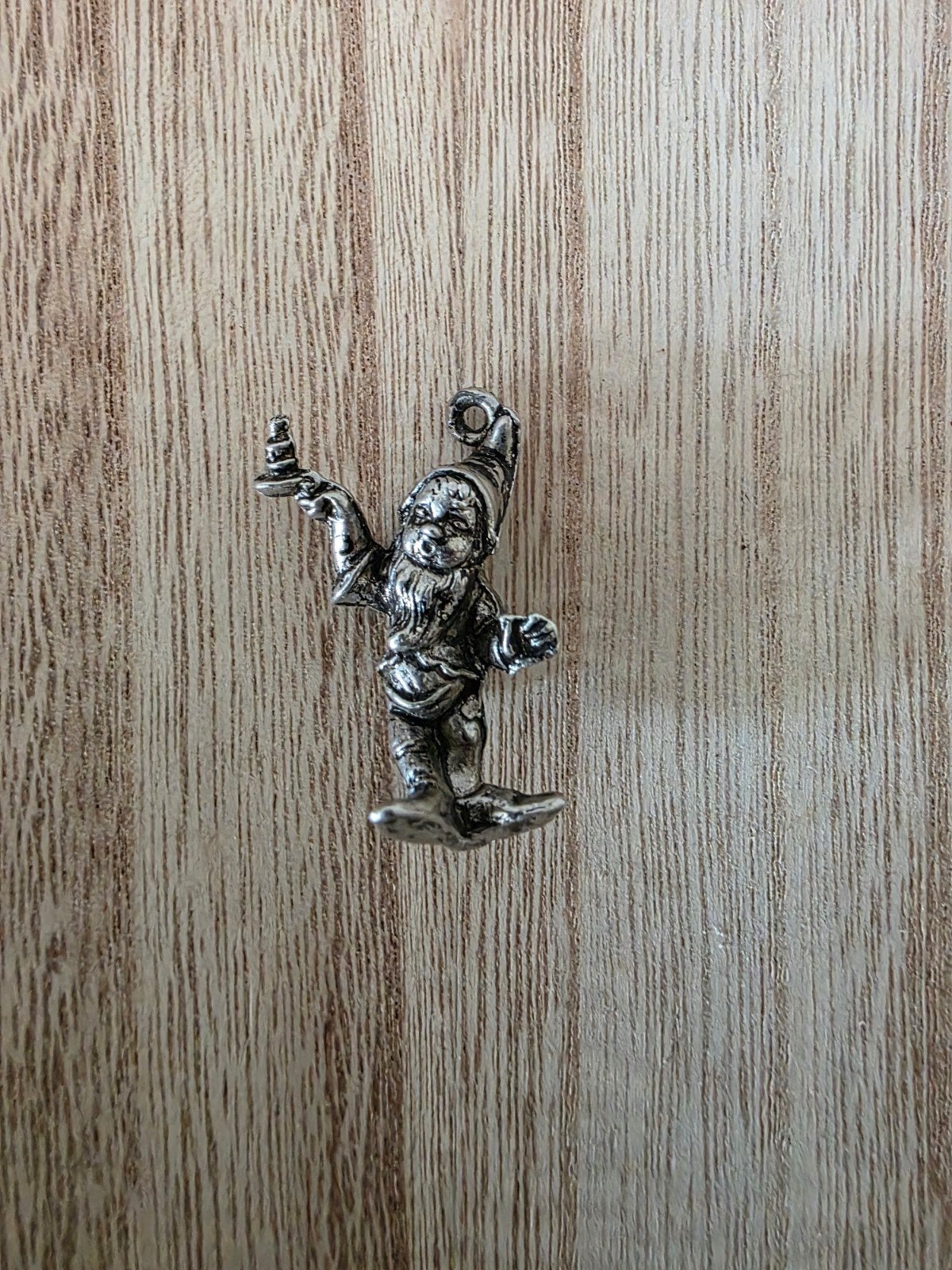 Zilverkleurige Ferrero Kabouter Hanger - Jaren '70/'80, Ophalen of Verzenden, Gebruikt