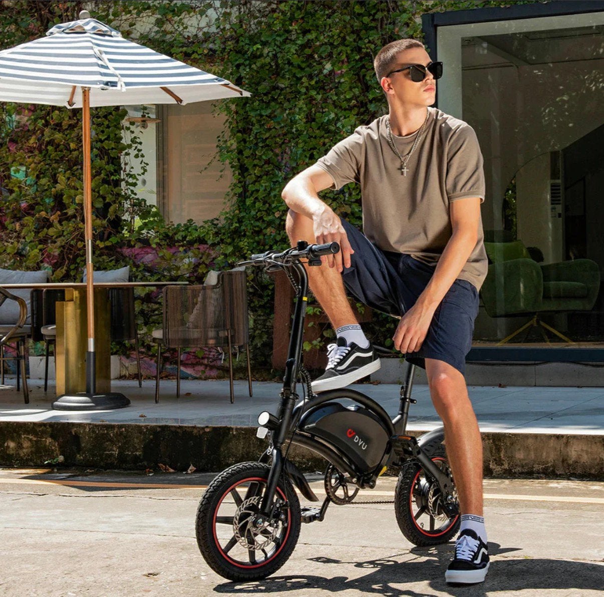 Dyu d3f elektrische fiets, 59 cm of meer, Ophalen, Zo goed als nieuw, Overige merken