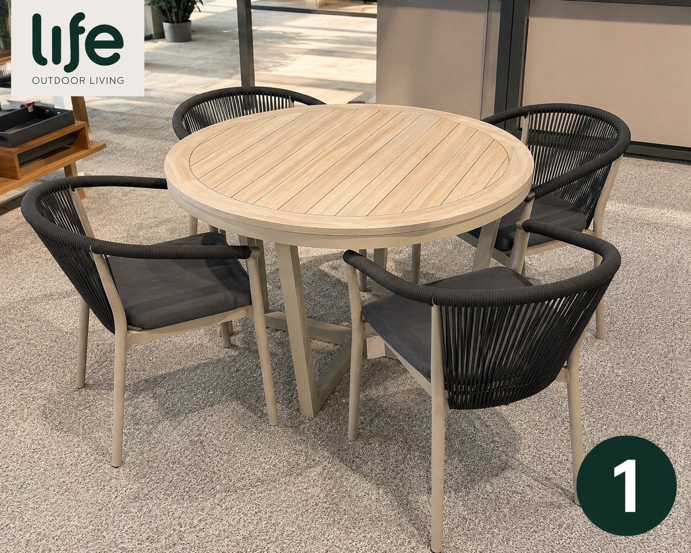 SHOWROOM MODELLEN | Tuinsets & lounges tot 50% korting, Ophalen, Zo goed als nieuw, Aluminium, Bank