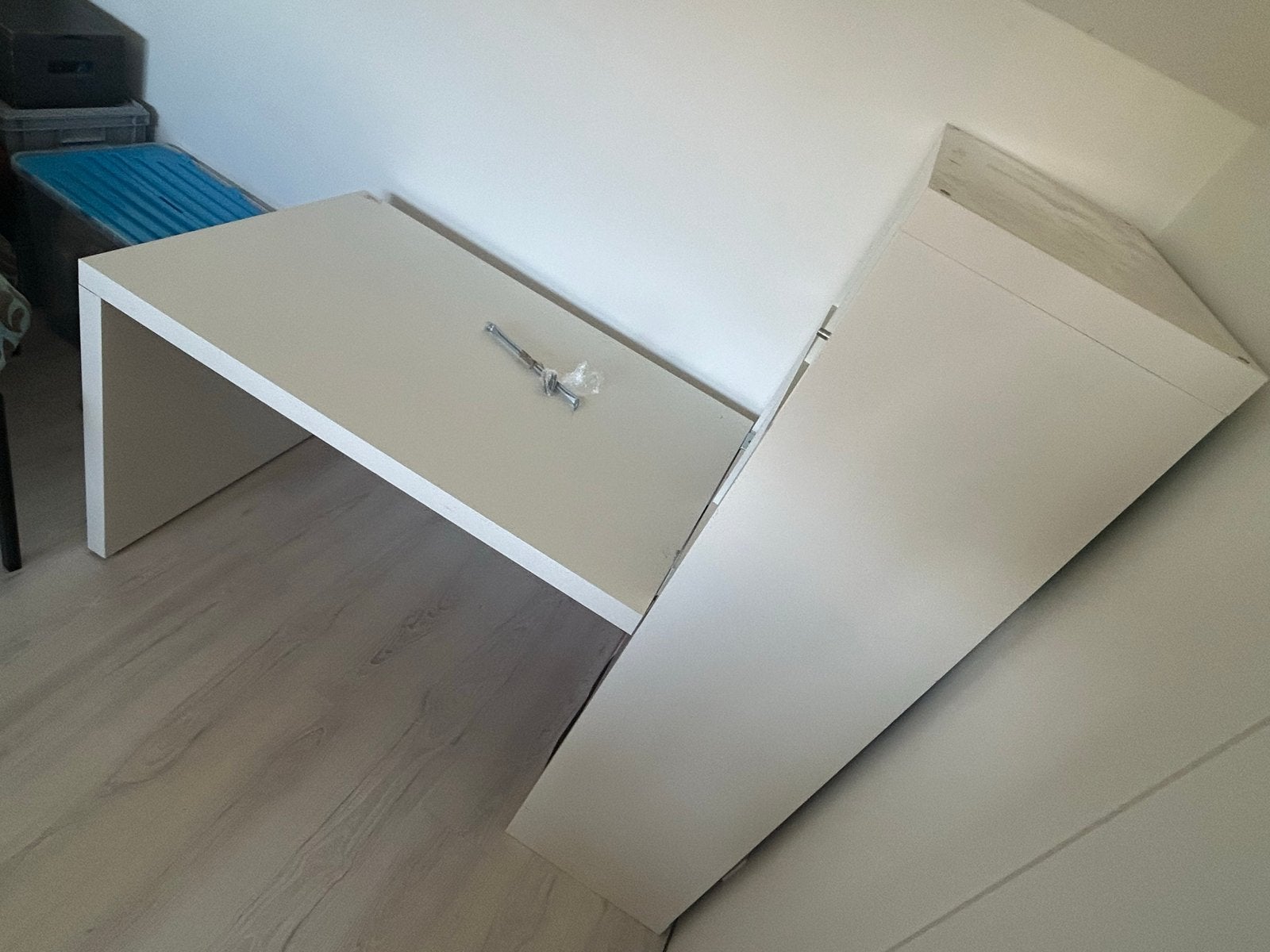 IKEA Expedit/Kallax bureau, Huis en Inrichting, Bureaus, Ophalen, Opbergruimte, Gebruikt, Spaanplaat of MDF