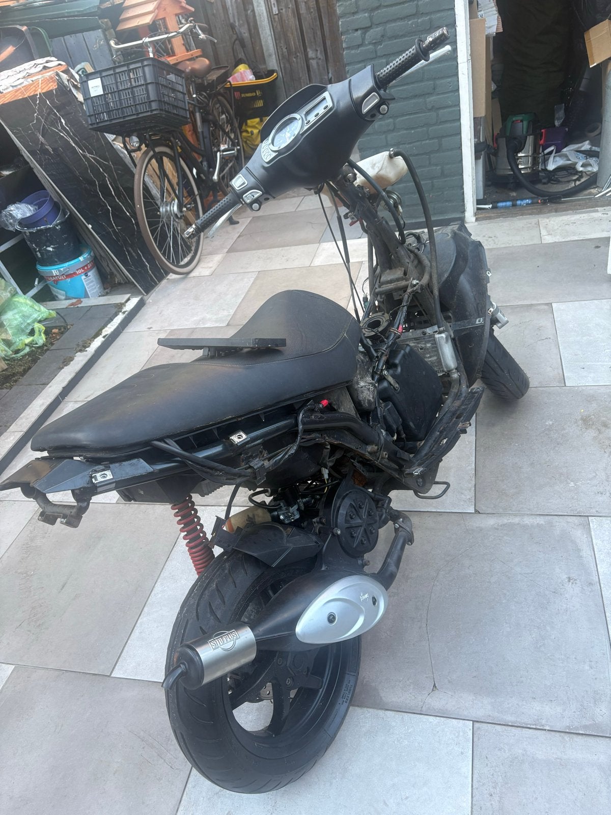 Aprilia SR50 scooter - opknapper/onderdelen, Ophalen, Gebruikt, Maximaal 45 km/u