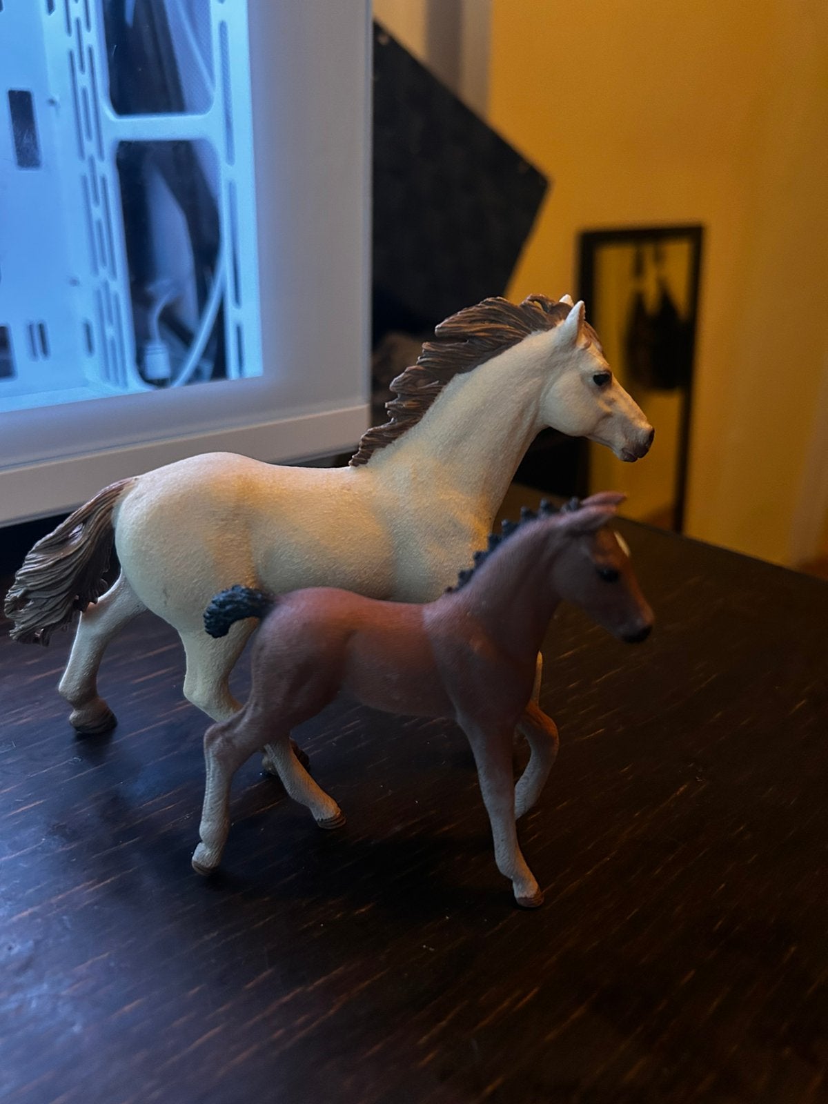2 Schleich paardjes, Ophalen of Verzenden, Zo goed als nieuw