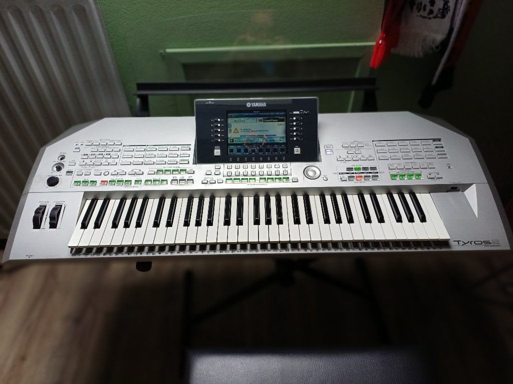 Keyboard Yamaha Tyros 2, Muziek en Instrumenten, Ophalen, Yamaha, Midi-aansluiting, 61 toetsen