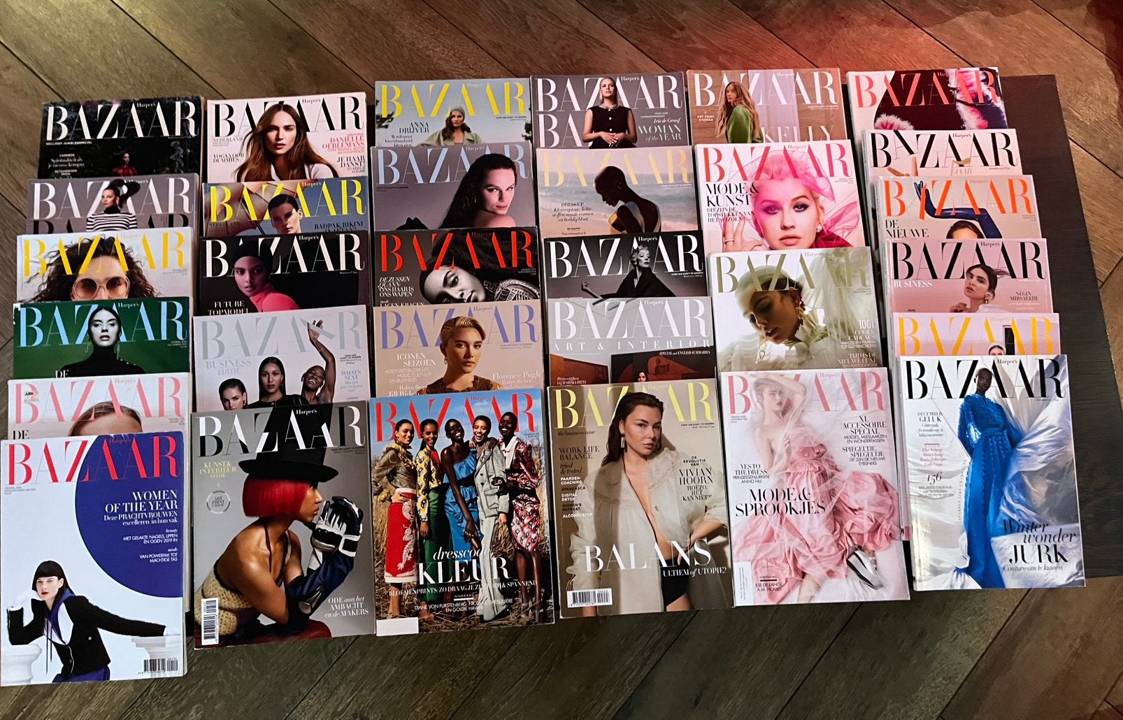 Grote verzameling Harpers bazaar 2015-2022, Ophalen of Verzenden, 1980 tot heden, Tijdschrift