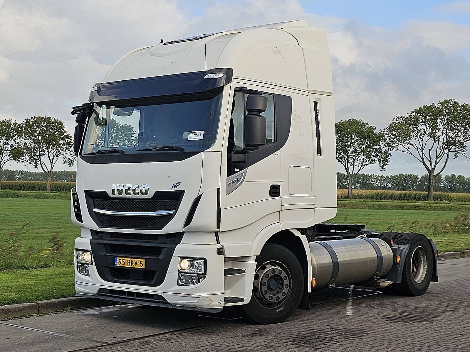 IVECO AS440S40 STRALIS lng, Auto's, Vrachtwagens, Automaat, Stoelverwarming, Euro 6, Wit