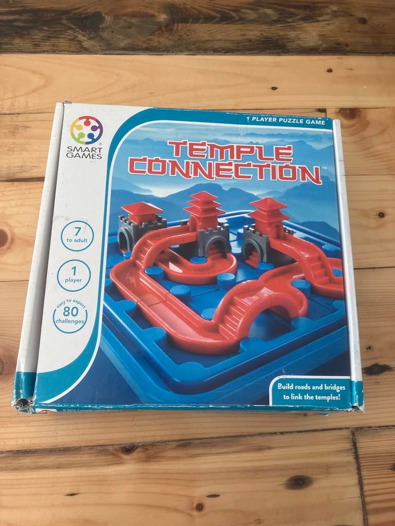 Smart Games Temple Connection - Logisch denkspel, Een of twee spelers, Ophalen of Verzenden, Zo goed als nieuw