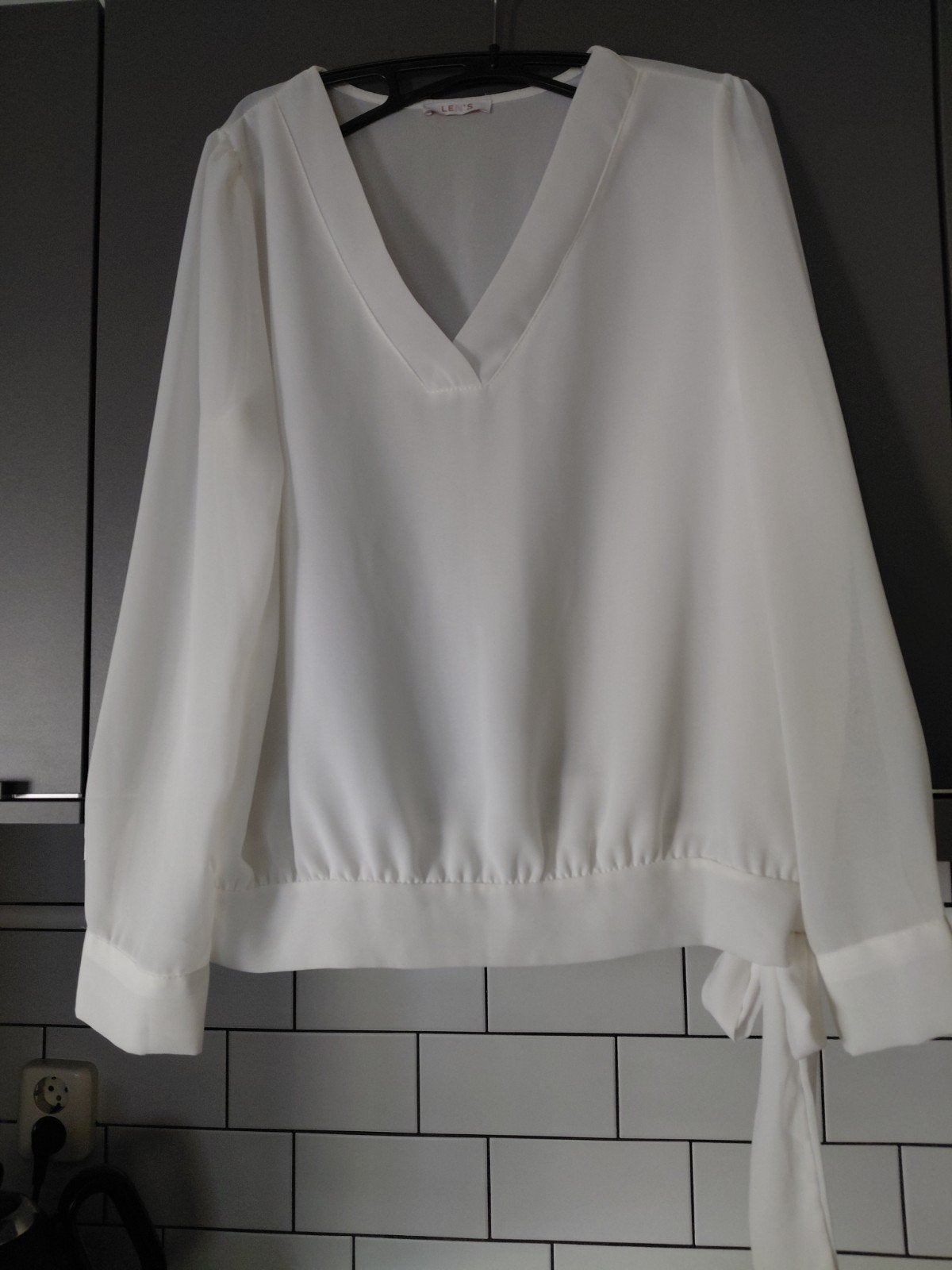 Nieuwe roomwitte blouson, maat 38, Maat 38/40 (M), LEVIS, Wit, Nieuw