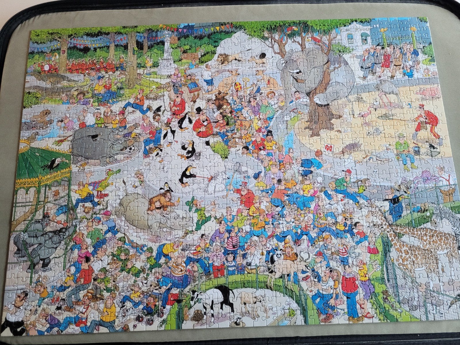 Jan van Haasteren Artis Dierenpuzzel 1000 stukjes, Ophalen of Verzenden, 500 t/m 1500 stukjes, Gebruikt, Legpuzzel